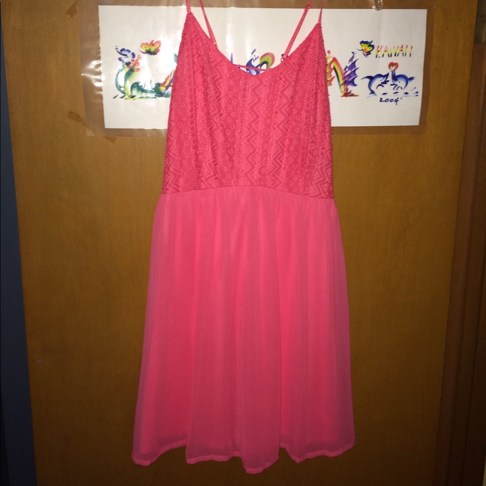 ‼️WORE ONCE‼️ Peach Dress