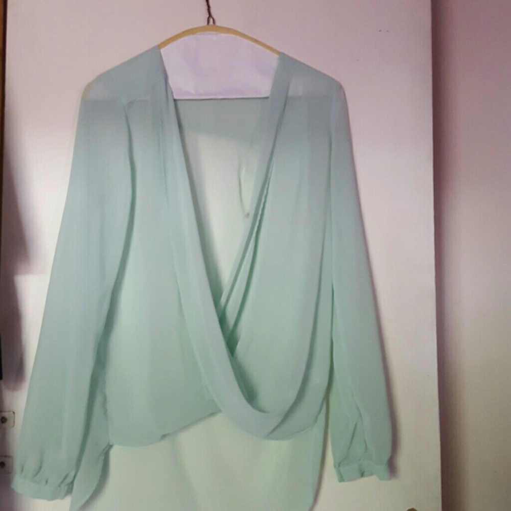 Long sleeve blouse