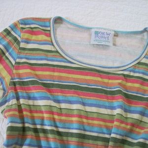 Fresh Produce Colorful Striped Knit Top