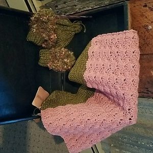 Handmade Crochet/Knit Travel Blanket