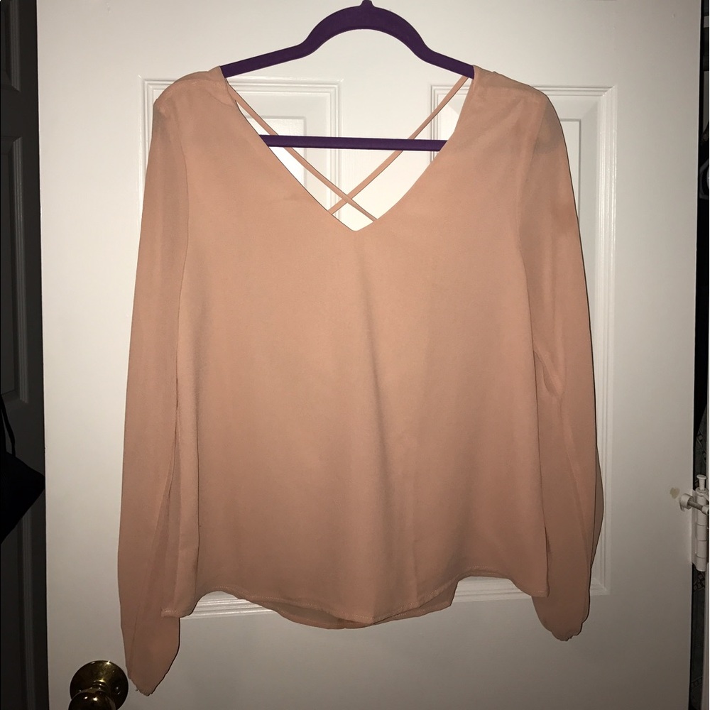 Tobi strapped back blouse