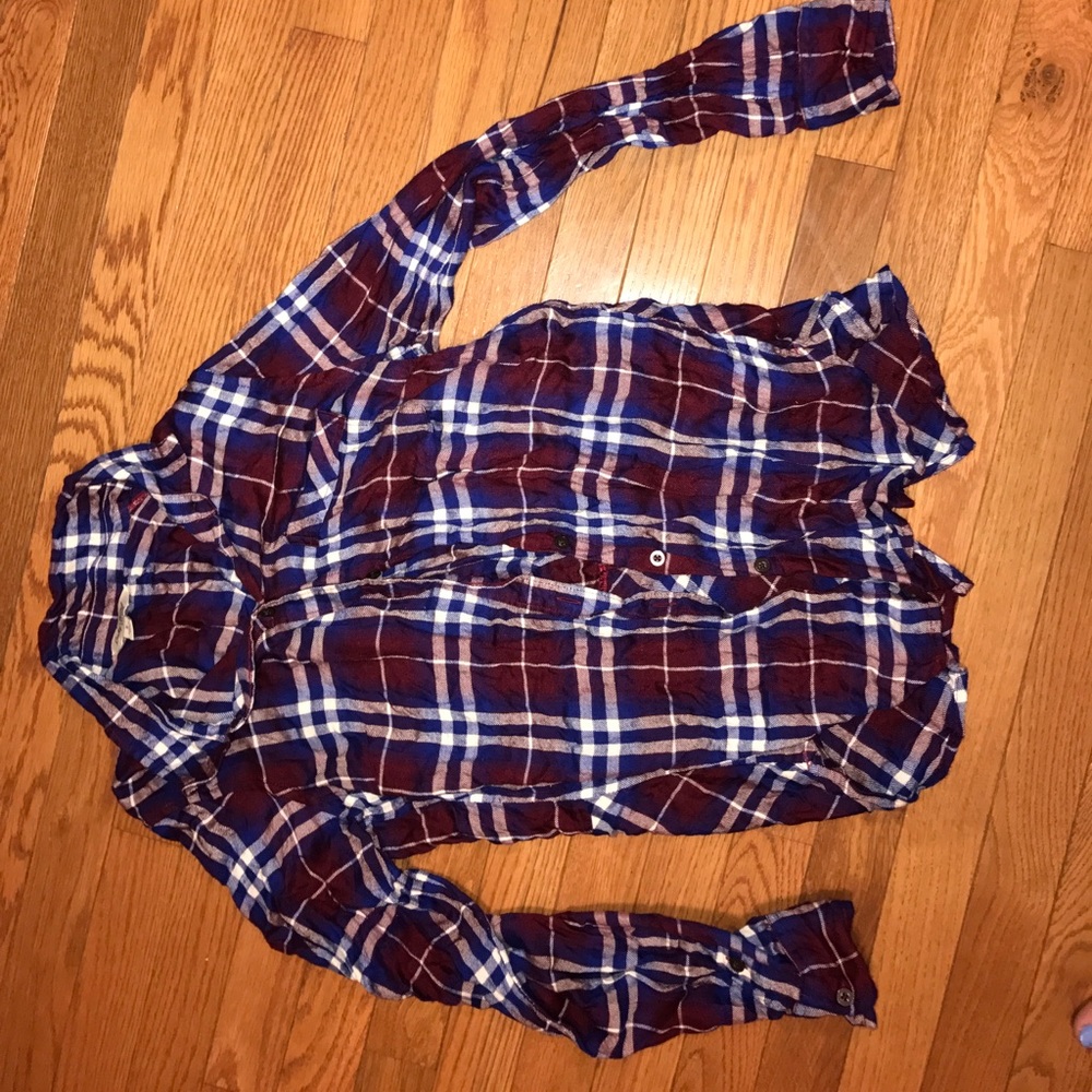 Plaid button up