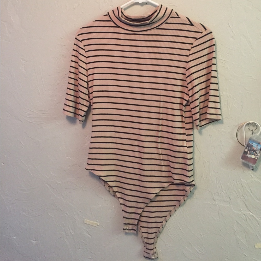 Striped body suit!