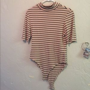 Striped body suit!