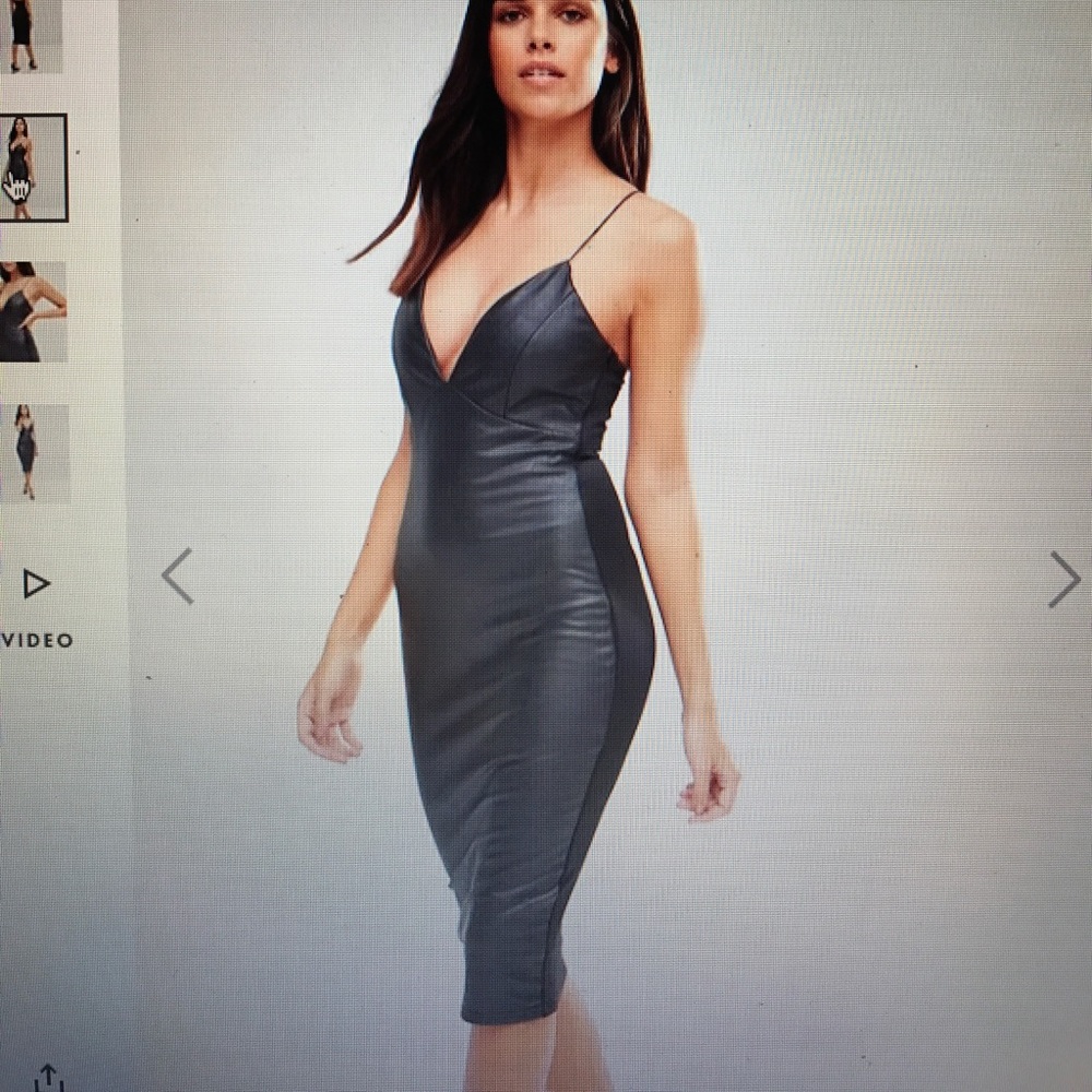 All Black Mid Dress