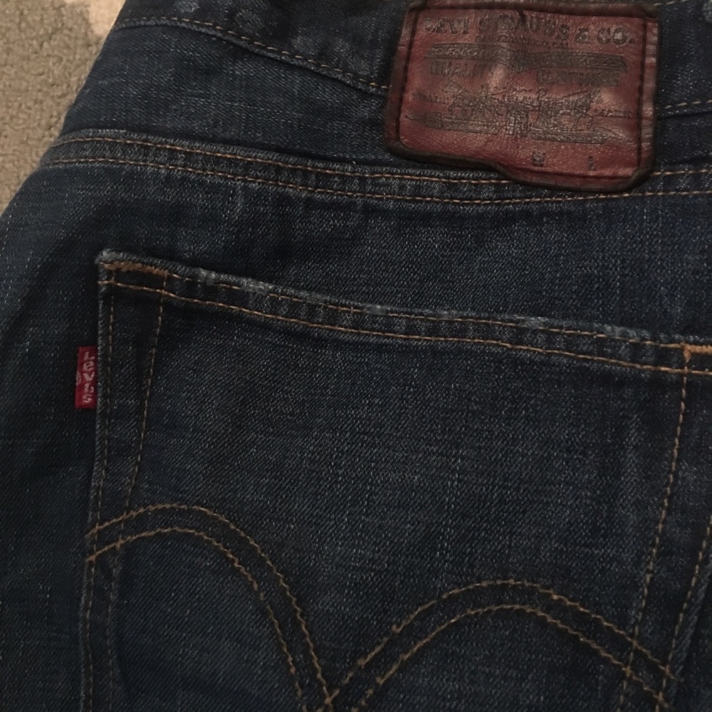 Levi Strauss 505 straight fit jeans