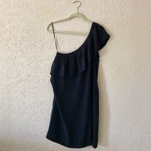 (NWT) Madewell one-shoulder silk dress