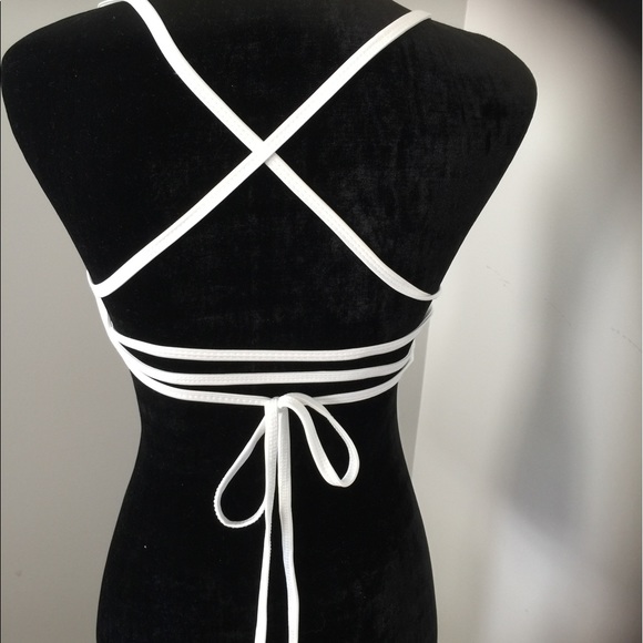 🔥SALE bralette criss cross caged bra boho top - Picture 2 of 2