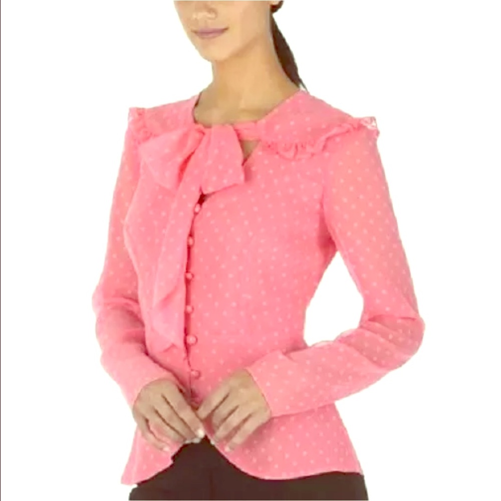 NWT Alice Temperley Pussy Bow Blouse