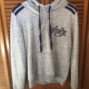 Victoria's Secret Pink half zip hoodie!