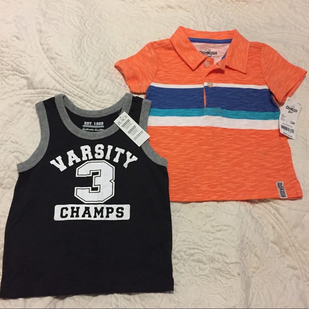 NWT Baby Shirt & Tank Bundle SZ 12MO