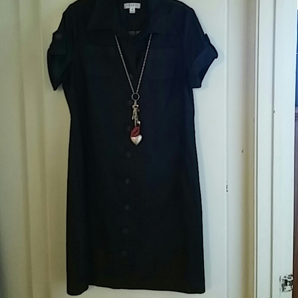 Black Denim Dress