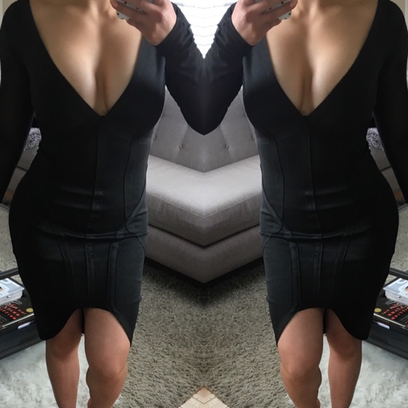 Black Bandage Dress - Small - Picture 2 of 7