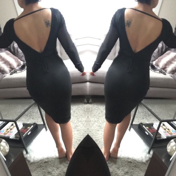 Black Bandage Dress - Small - Picture 3 of 7