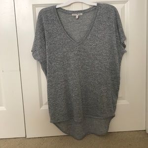 Basic Grey V Neck