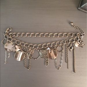  Eclectic Silver Leaf Charm Bracelet Eclectic Silver Leaf Charm Bracelet