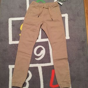 🔥brand new khaki fashion joggers with tags 🔥