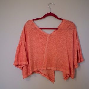 We the Free Poncho Style Top