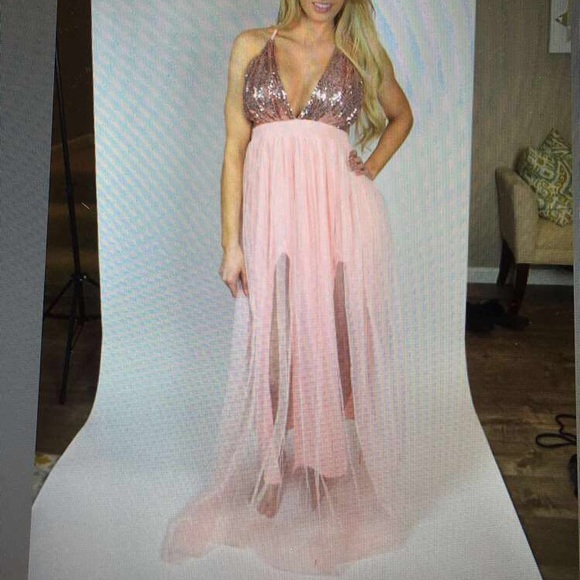 ๐ฅCLOSEOUT๐ฅ Pink Dazzle Maxi ๐ซ - Picture 7 of 7