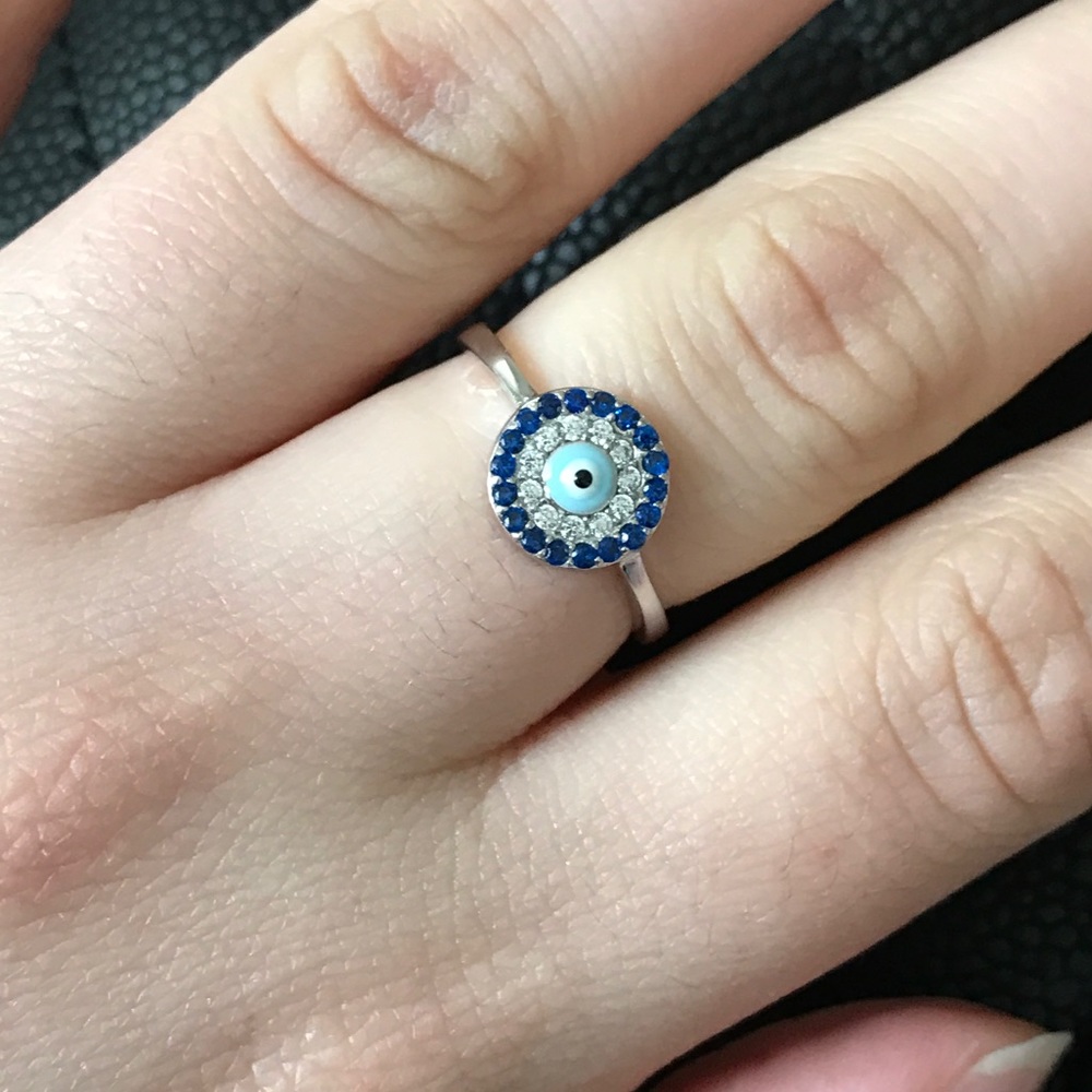 Evil eye ring size 8