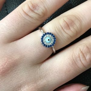 Evil eye ring size 8