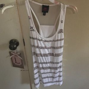 super cute sequin top.