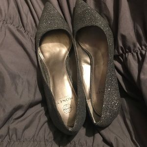Pewter Grey Heels