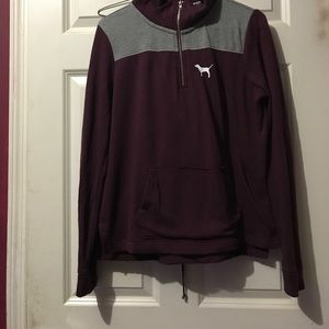 Victoria secret quarter half zipped pullover