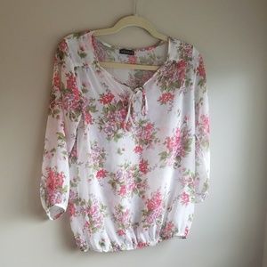 ❤️Sheer floral top