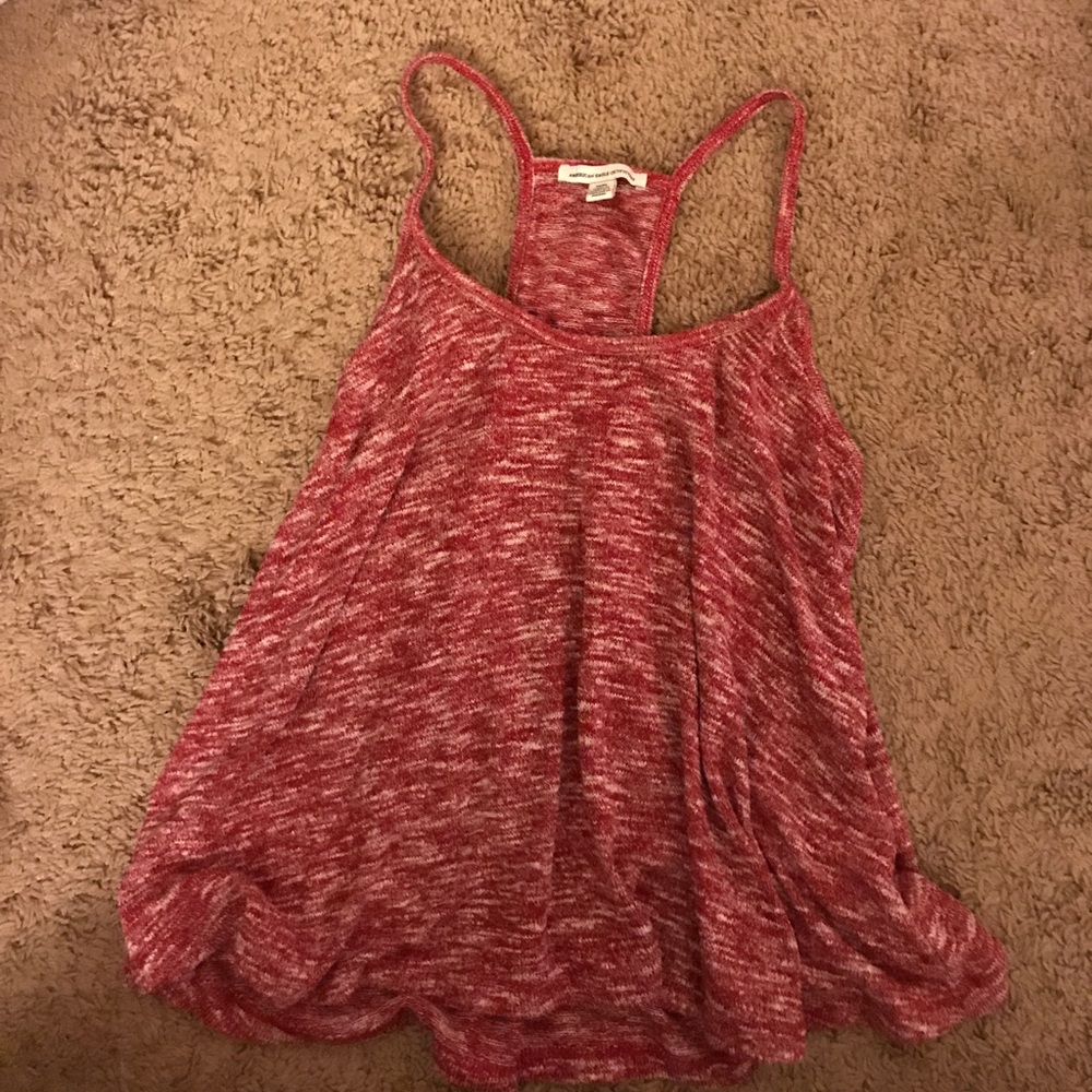 American eagle red and white top!