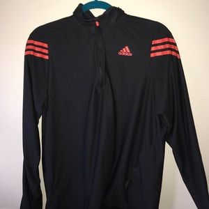 Thin adidas half zip