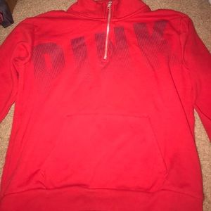Red pink half zip sweat shirt❤️