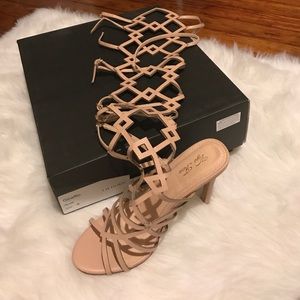 Liliana Shoes - Nude Gladiator Heels Liliana Shoes - Nude Gladiator Heels