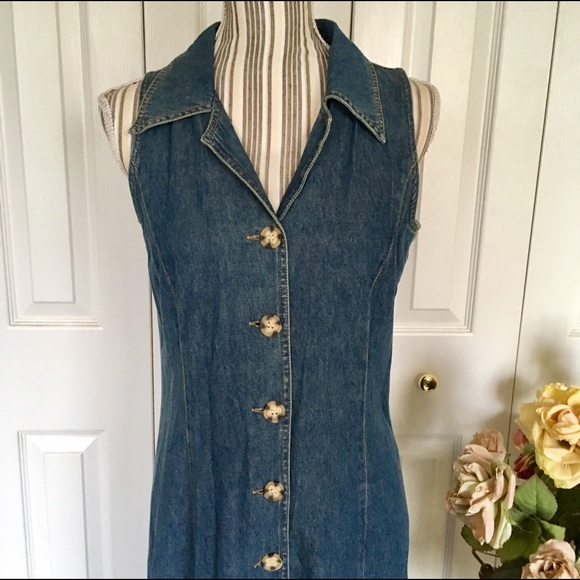 coldwater creek denim dress
