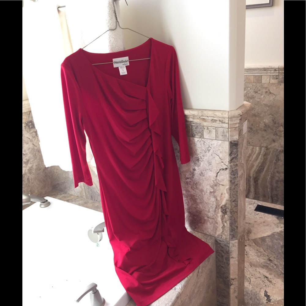 Sexy red dress