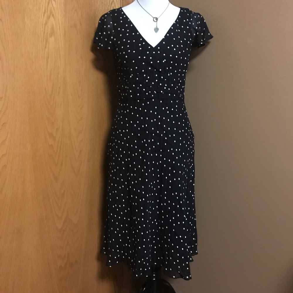 Black and White polka dots dress