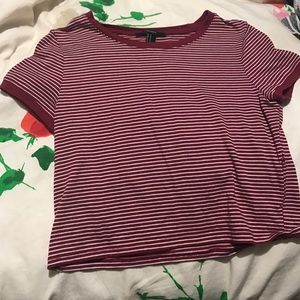 Striped crop top