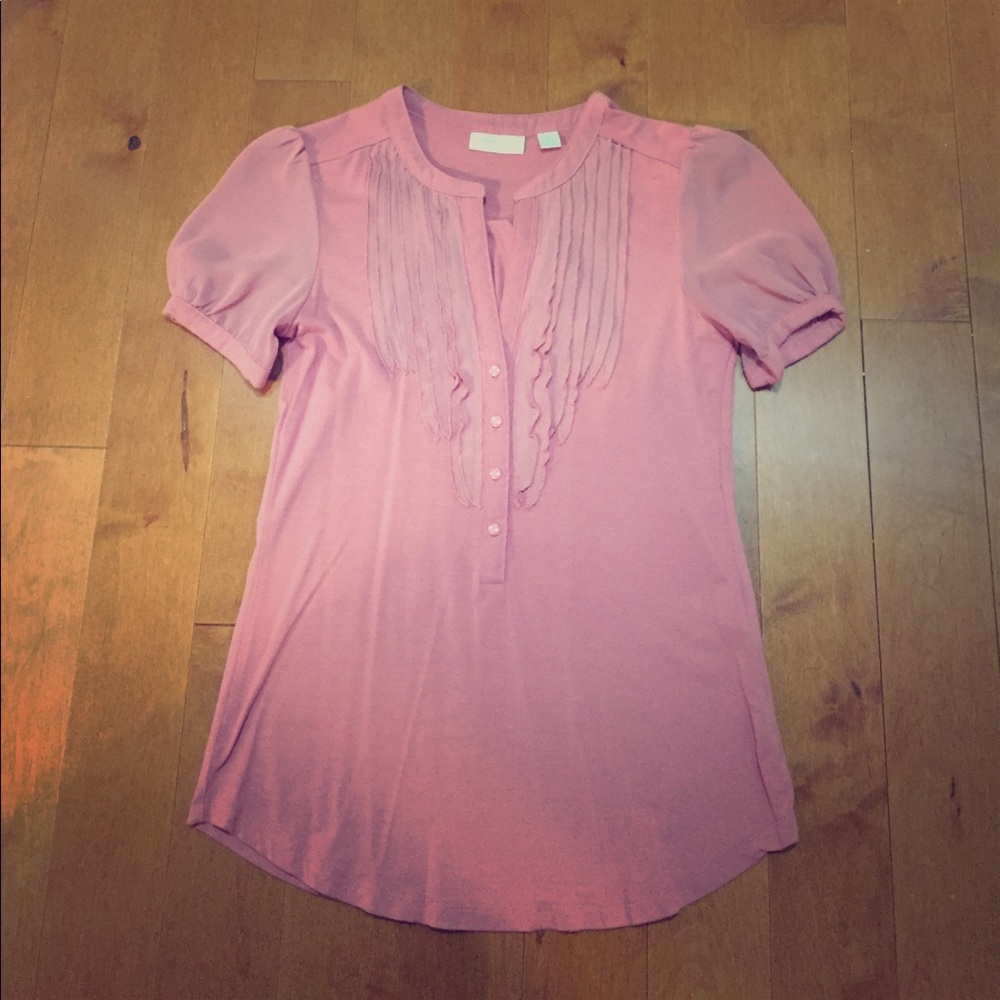 NY & Co pink blouse