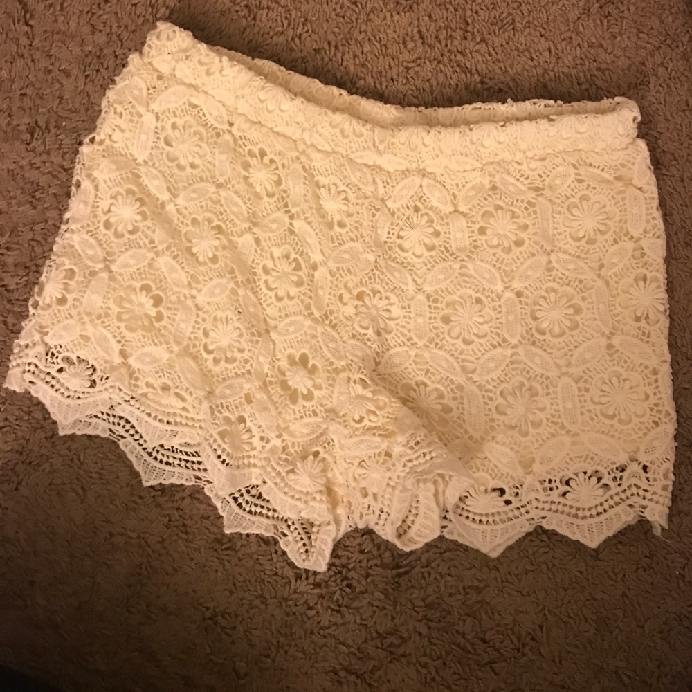 Lace shorts!