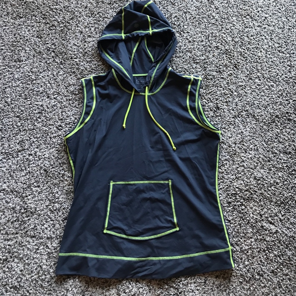 Athleta sleeveless rash guard with hood