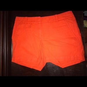 EEUC J. Crew Red Orange Size 4 Shorts!!