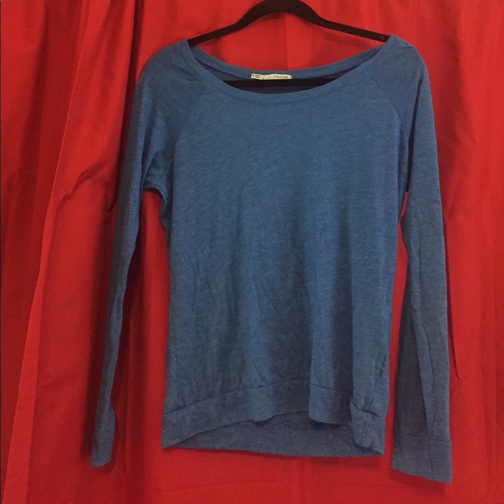 Long sleeve blue shirt