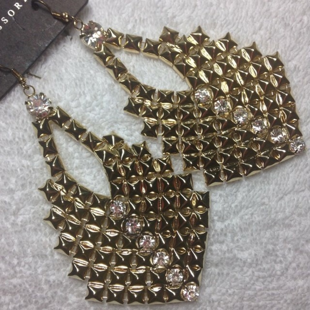 NWT! Genuine Austrian Crystal Chain Metal