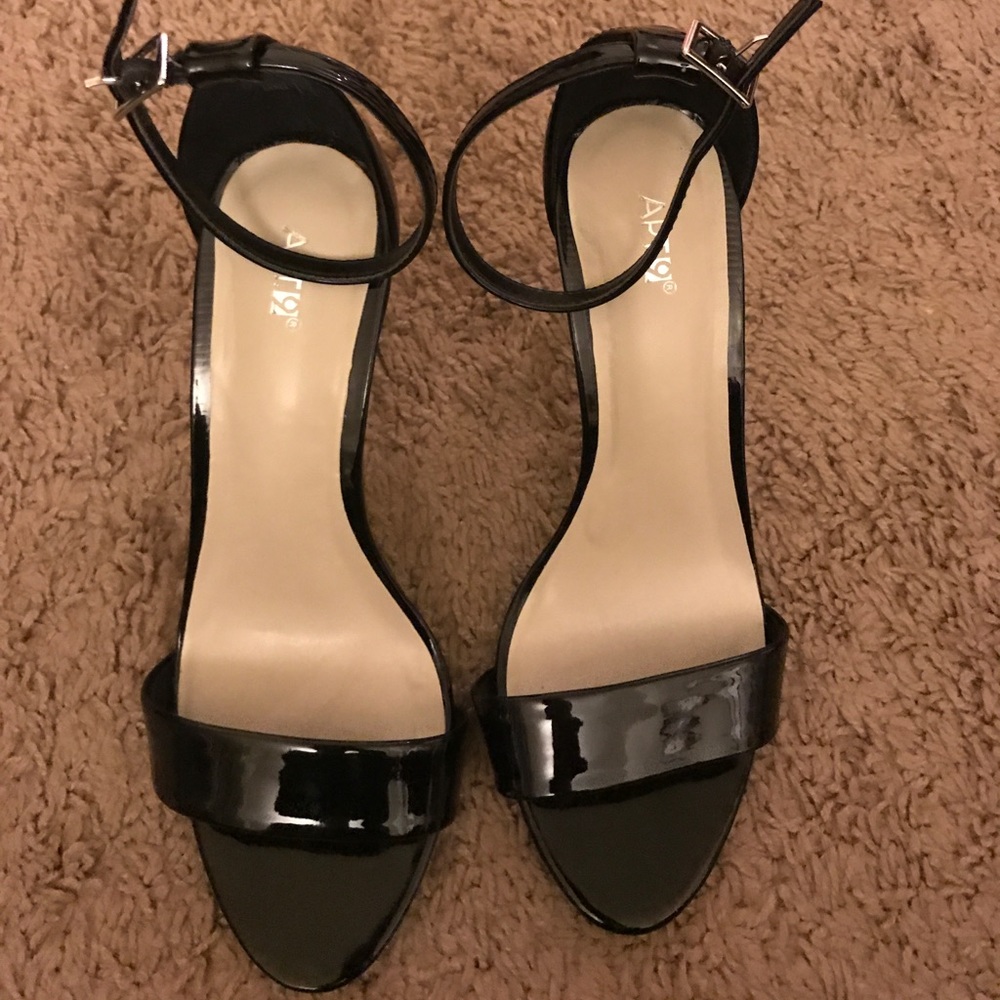 Black high heels