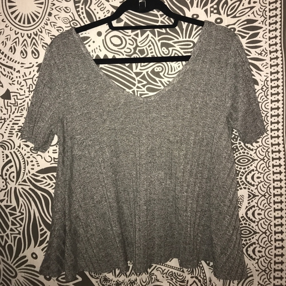 V neck peplum TShirt