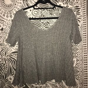 V neck peplum TShirt