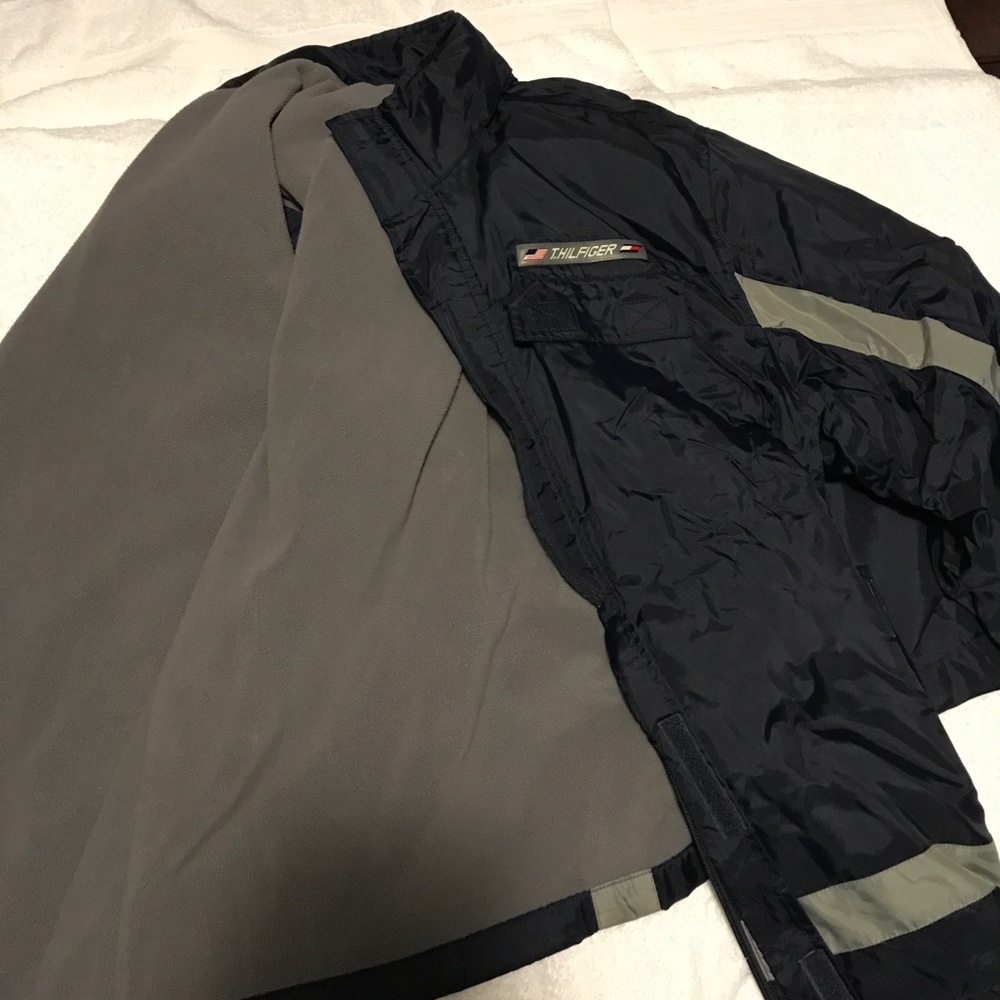 Athletic Tommy Hilfiger hood wind breaker suit