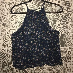 Halter Floral Top