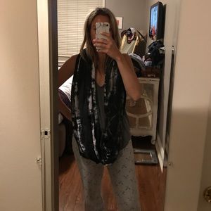 Tie dye double circle scarf!