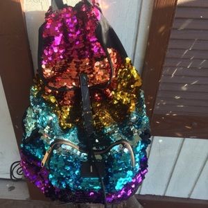 Victoria's Secret PINK sequin backpack